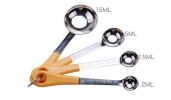 4 Pieces Stainless Steel Measuring Spoon, Non-slip handle measuring Scoop, G2