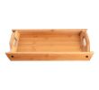 Bamboo Wooden Pallets Household Use Tea Cup Tray Rectangle Bread Plate-L2