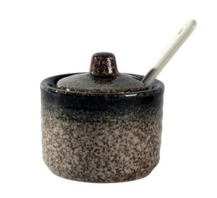 Japanese Style Ceramics Spice Jar Salt Seasoning Jar Home Resturant Jar A04