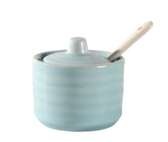 Japanese Style Ceramics Spice Jar Salt Seasoning Jar Home Resturant Jar A08