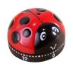 60 Minute Small Ladybug Shaped Kitchen Digital Timer Student Reading Alarm Clock