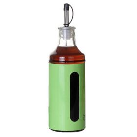 400ML Household Glass Oil Jar Oil & Vinegar Bottle Oil Dispenser Cruet, U