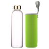 Lovely 550 ML Glass Water Bottle With Green Glass Wrapper (24*6.5cm)