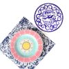 Exquisite Ceramic Snack Tray Dessert Dish Candy Fruit Tray Salad Plate Purple