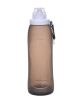 New Silicon Anti-Bottle Hiking/Walking/Camping/Sport Water Bag GRAY, 500ml