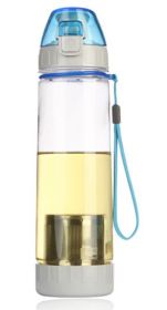 Teal Filter Sport Water Bottle Narrow Mouth Water Jug, 21-Ounce