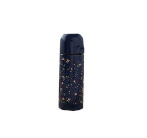 Navy Print Vacuum Bottle Stainless Steel Water Bottle 350 ML