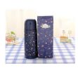 Navy Print Vacuum Bottle Stainless Steel Water Bottle 350 ML
