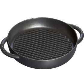 Staub Pure Grill Round 10" Black